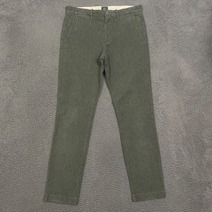 J Crew Pants Mens 30 Green Chinos 770 Straight Fit Stretch Preppy Casual 30x32